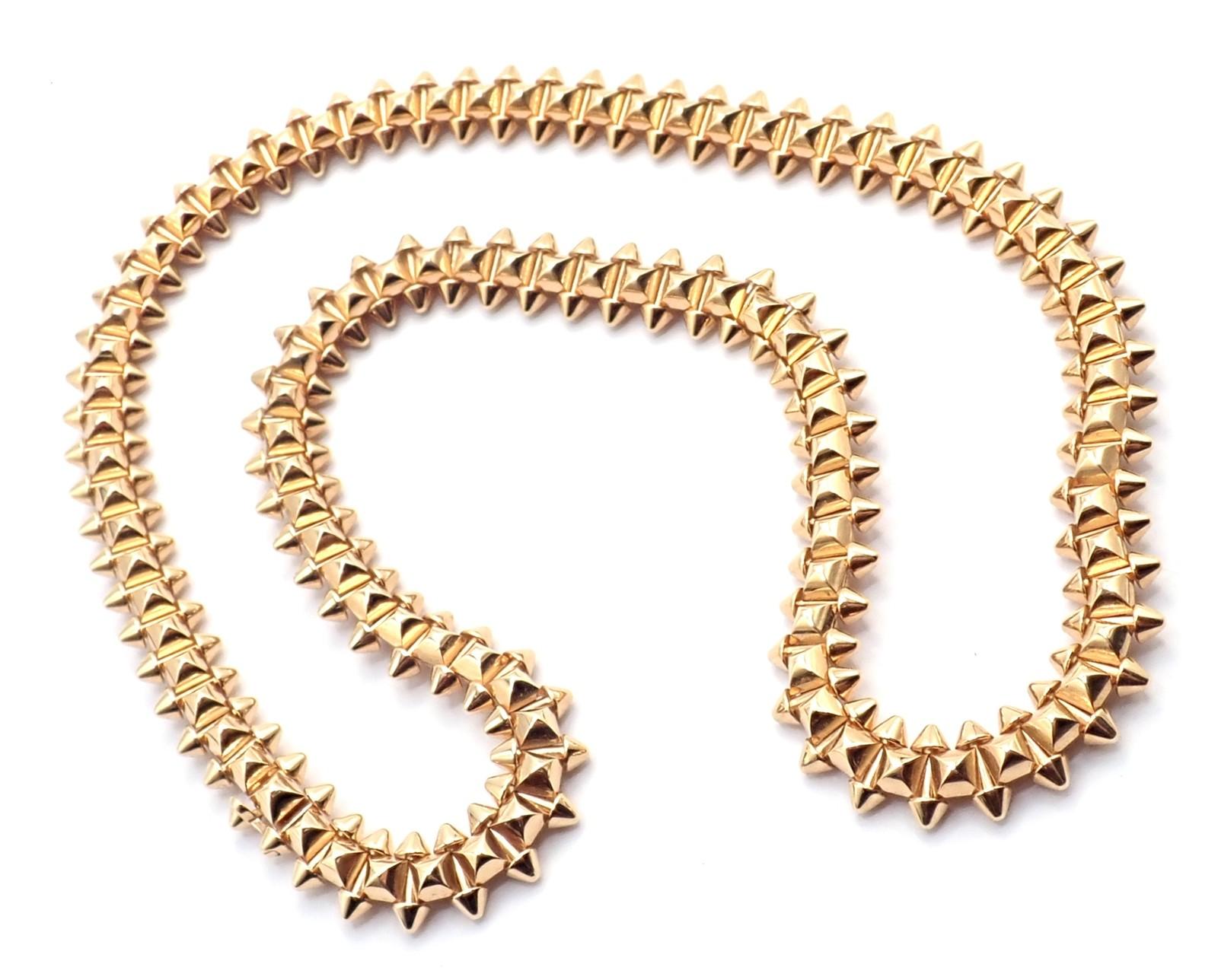 Donna The Clash De Cartier Collana a catena in oro rosa modello medio in vendita