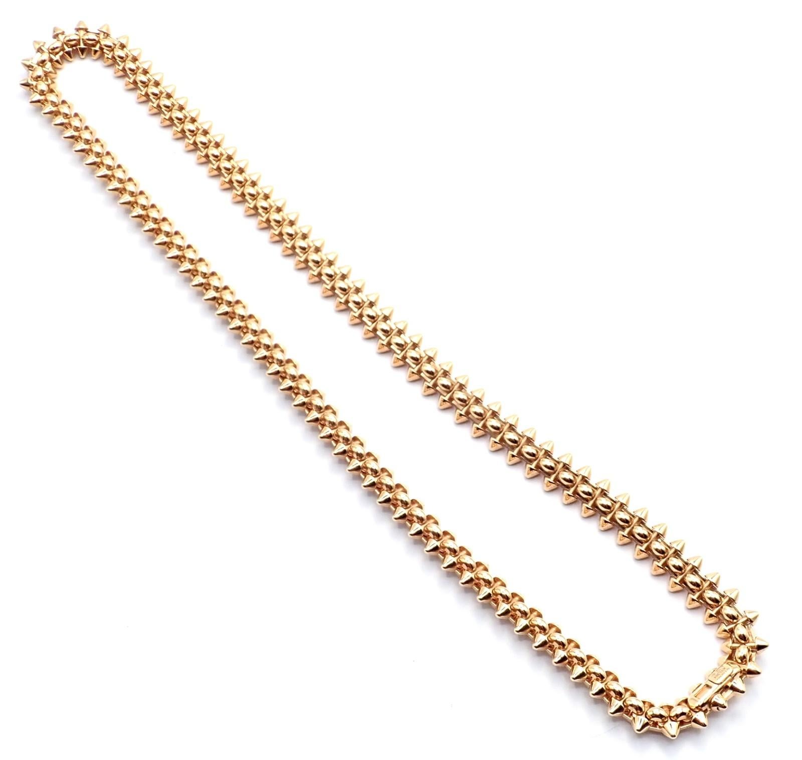 The Clash De Cartier Collana a catena in oro rosa modello medio in vendita 1