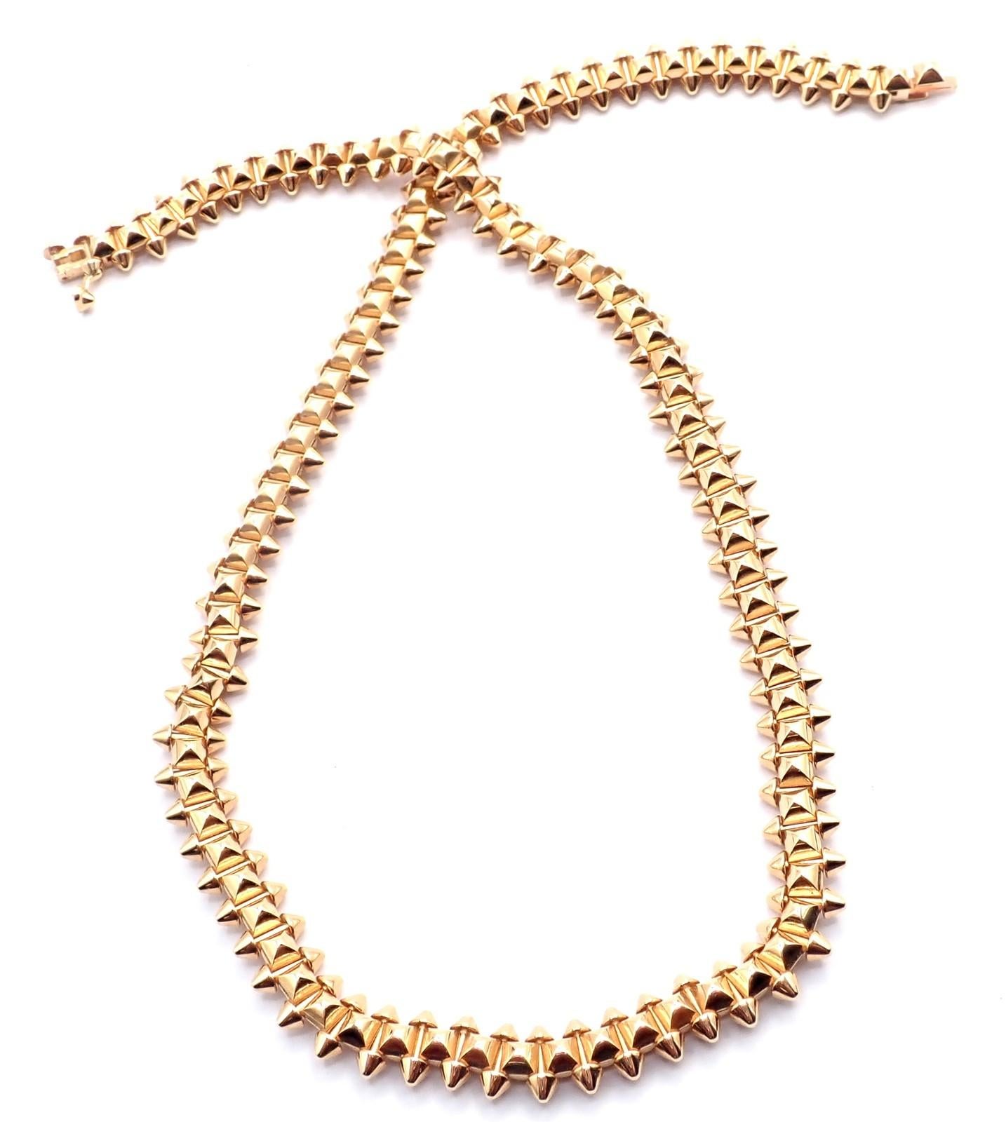 The Clash De Cartier Collana a catena in oro rosa modello medio in vendita 3