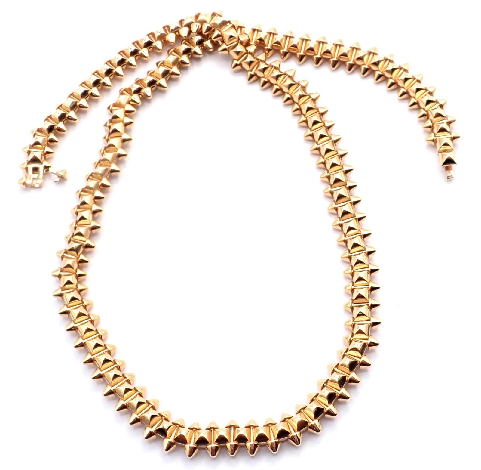 The Clash De Cartier Collana a catena in oro rosa modello medio in vendita 4