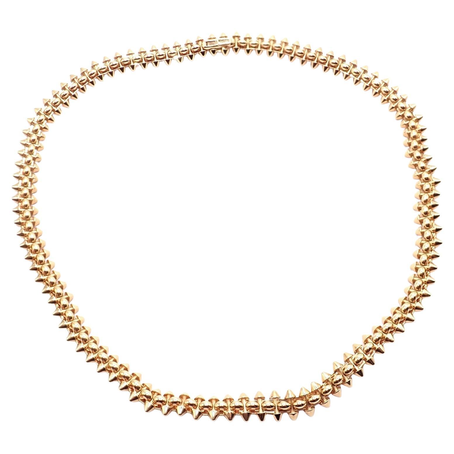 The Clash De Cartier Collana a catena in oro rosa modello medio in vendita