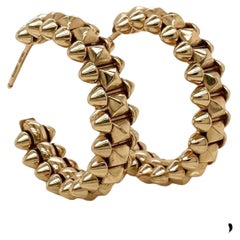 Cartier Clash Earrings, Small Model in 18k Rose Gold, 2023 Papers
