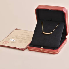 Cartier Clash Necklace Diamonds Rose Gold Necklace