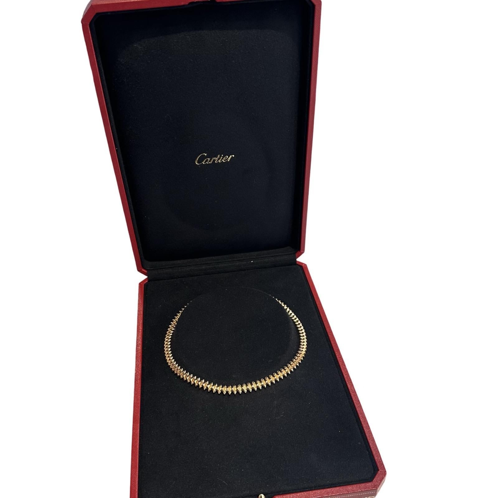 Cartier Clash Halskette Flexibles Medium Modell in 18k Roségold, 2023 Papiere 1