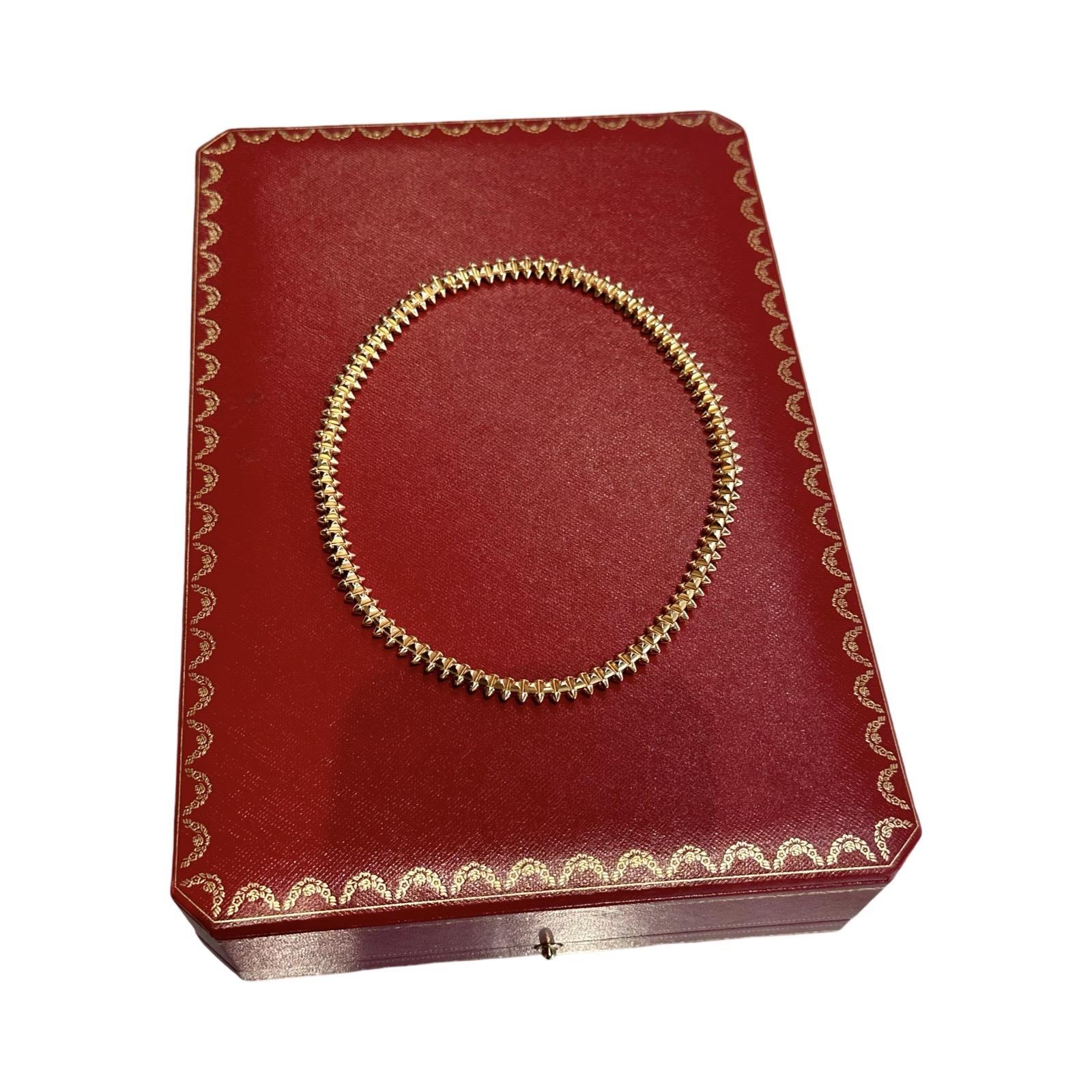 Cartier Clash Halskette Flexibles Medium Modell in 18k Roségold, 2023 Papiere 2