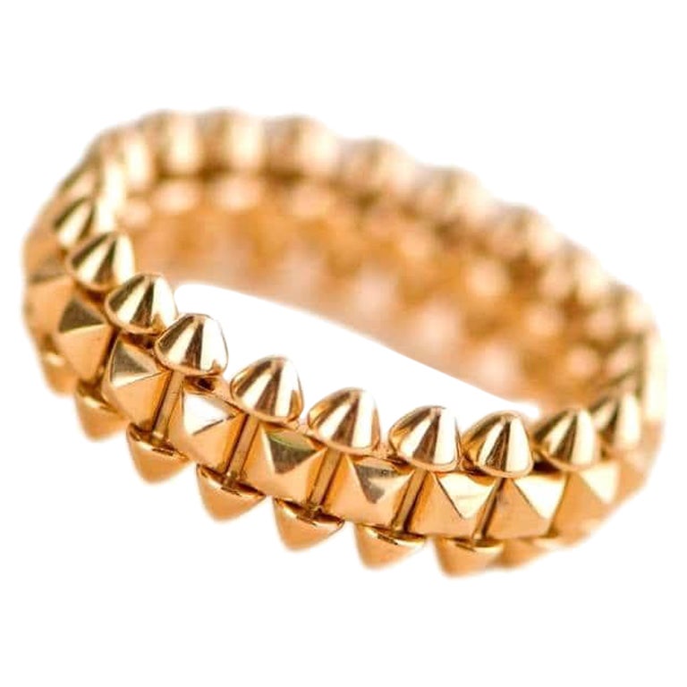 Bague The Clash en or rose petit modèle Taille 52
