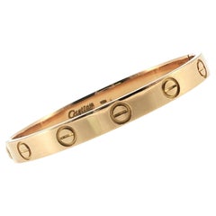 Cartier Classic LOVE Armband, 18 Karat Gelbgold, Größe 16