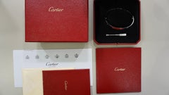 Cartier Classic Love Bracelet in Yellow Gold Size 20 with Box & Papers B6067520