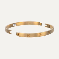 Cartier Classic Love Bracelet in Yellow Gold Size 21
