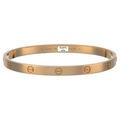 Cartier Classic Love Bracelet in Yellow Gold Size 21