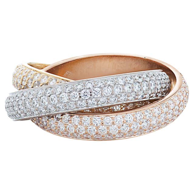 Cartier trinity ring diamonds Outlet