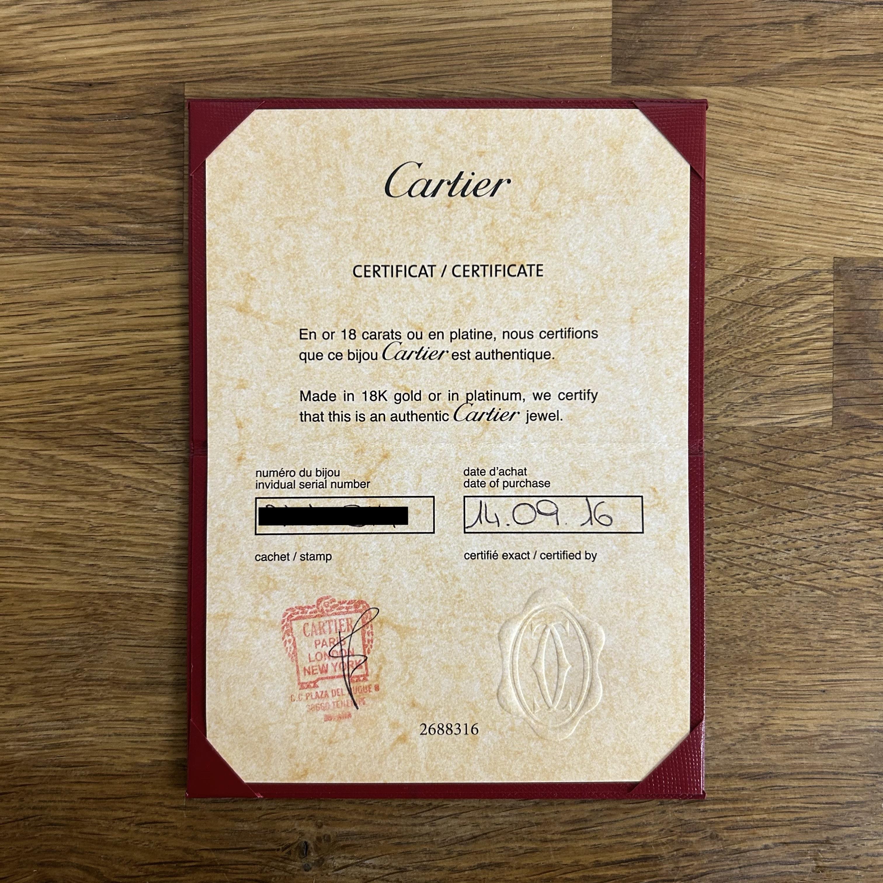 Cartier Modello Classico Juste Un Clou Bangle Diamante Taglia 17 in vendita 1