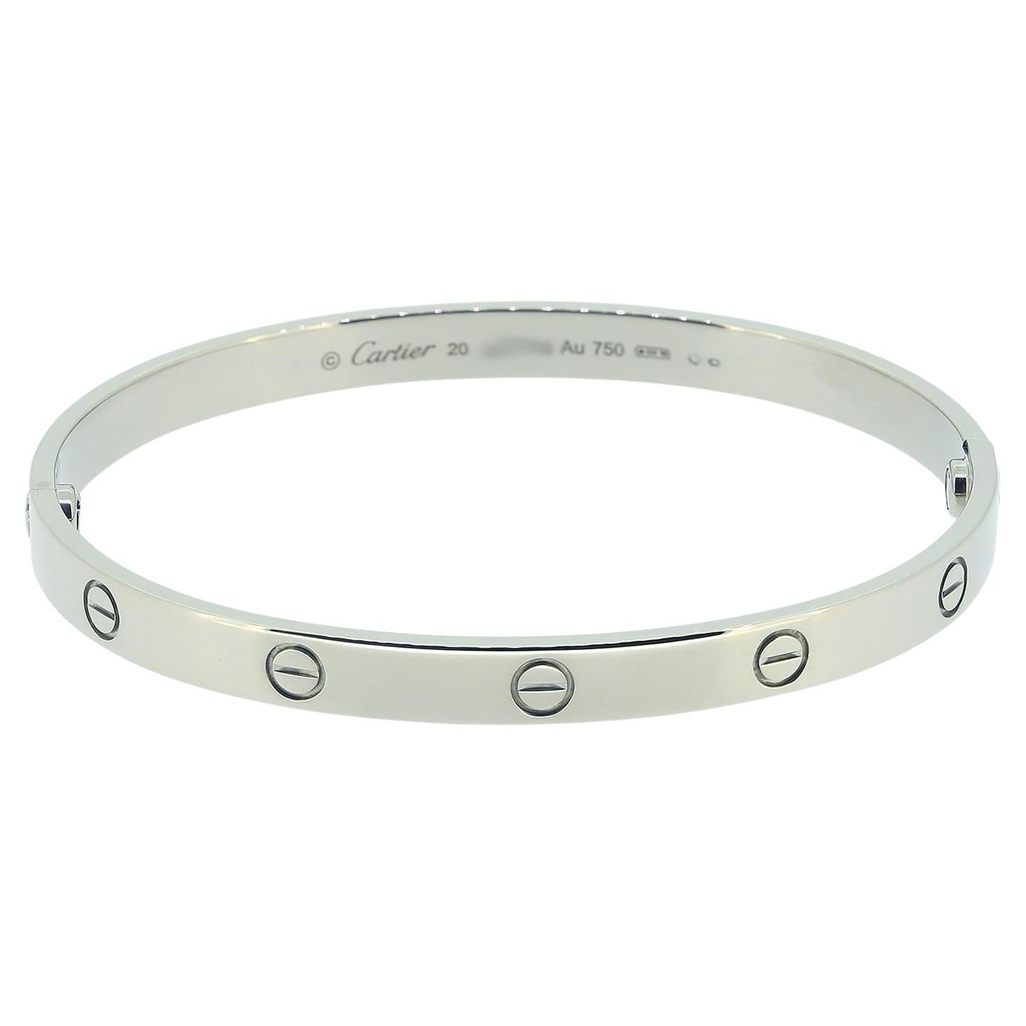 Cartier Classic Model LOVE Bangle Size 20