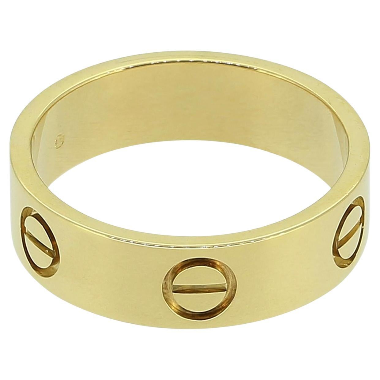Cartier Classic Model LOVE Bague Taille N (54)