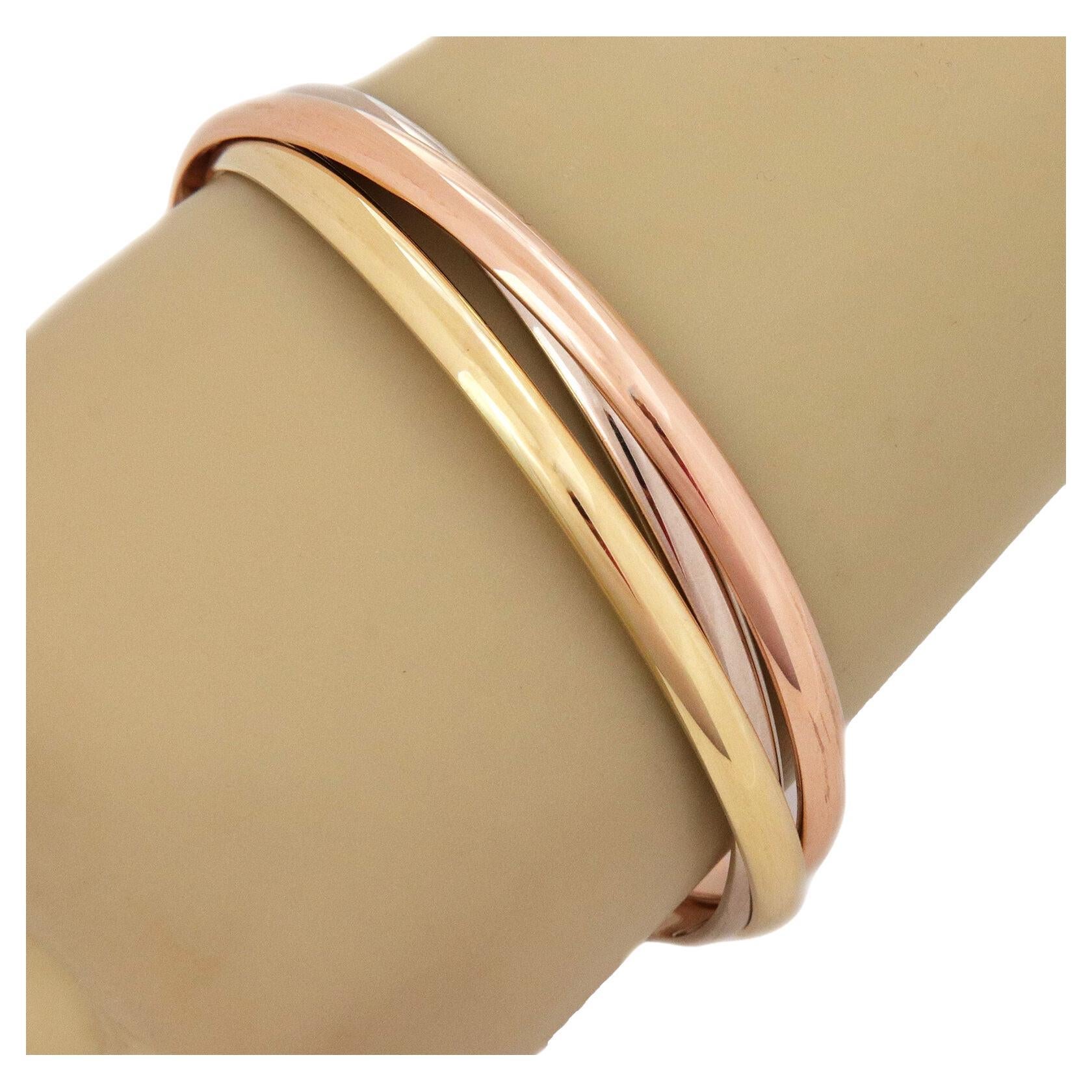 CRB6016700  Trinity bracelet  White gold yellow gold rose gold  Cartier