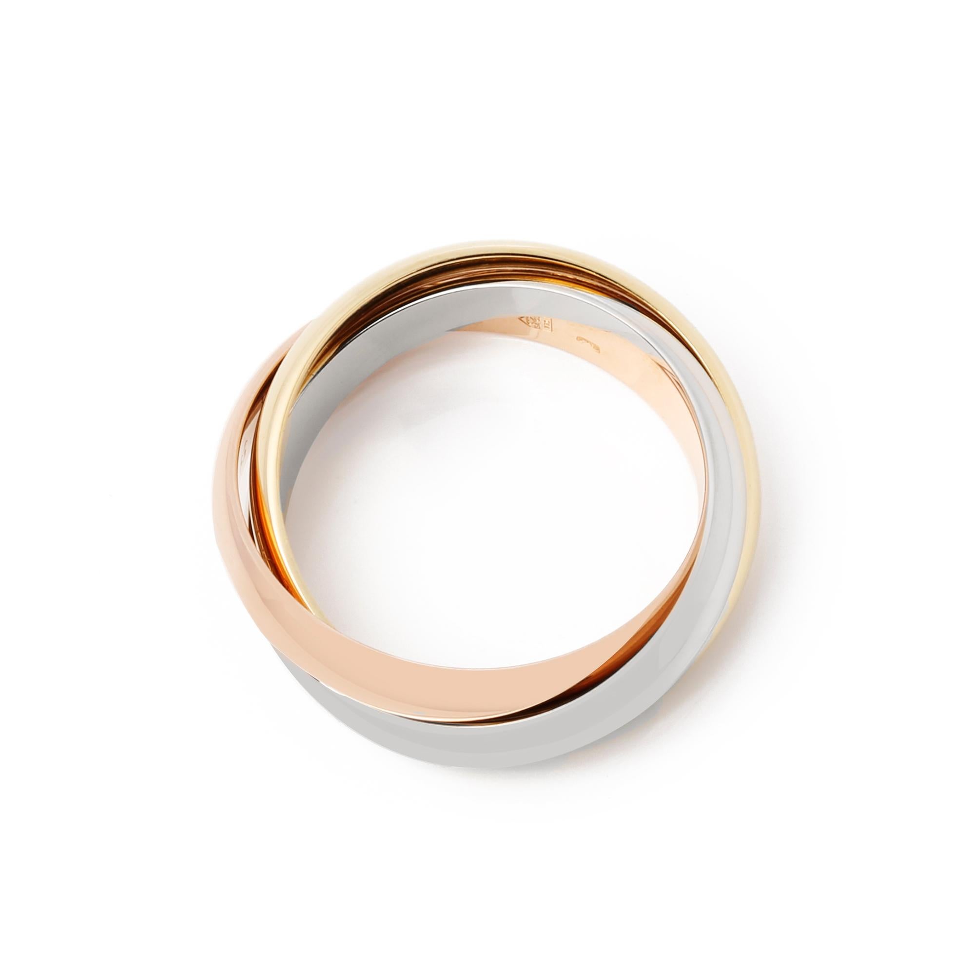 Cartier Klassischer Trinity-Ring (Zeitgenössisch)