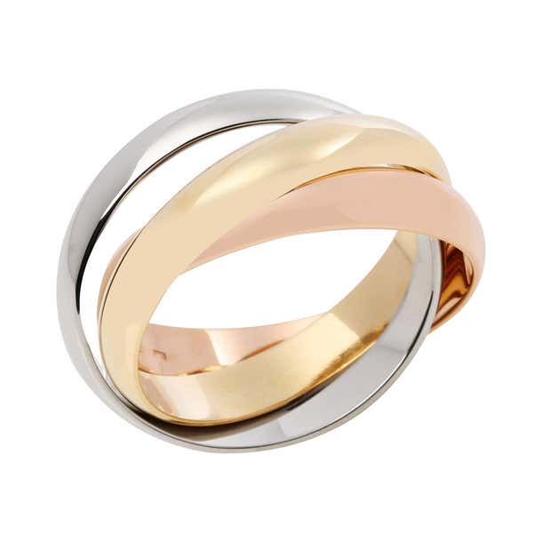 Cartier Classic Trinity Ring at 1stDibs | trinity ring, classic ...