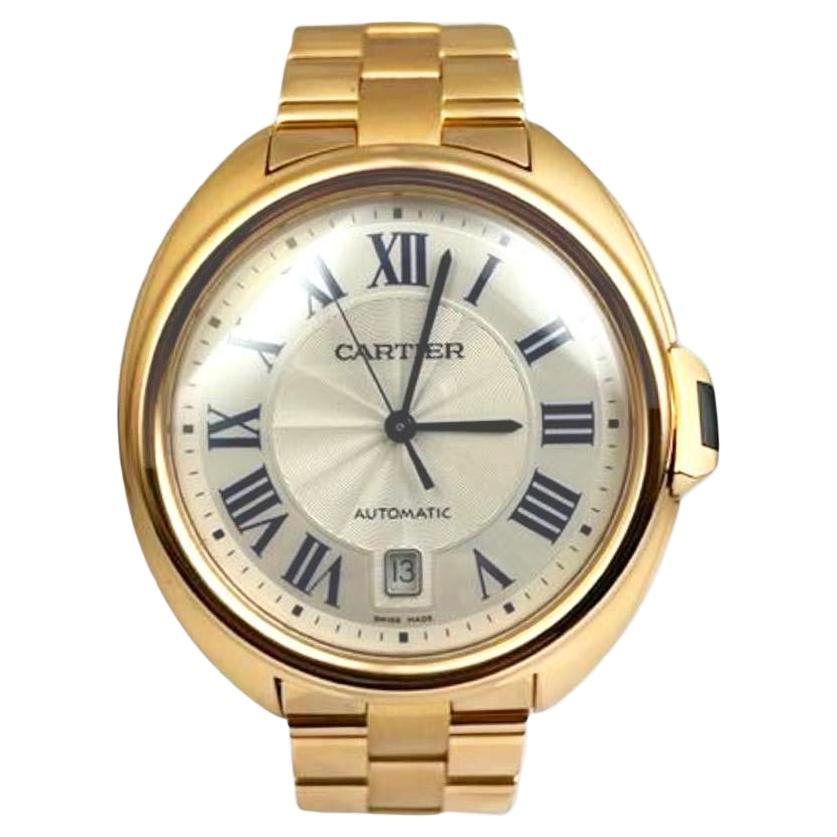 Cartier "Clé De Cartier" Rose Gold Watch  Ref WGCL000 For Sale