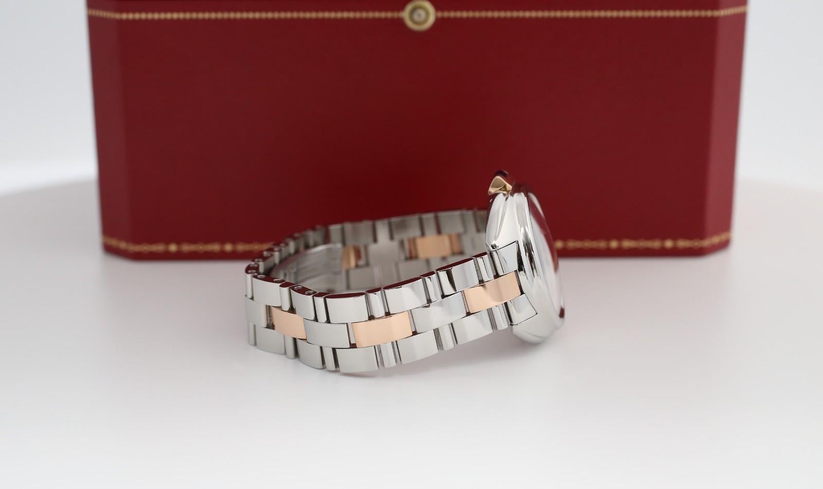 da uomo o donna Cartier Cle de Cartier Ref. 3867 Orologio automatico in acciaio/oro rosa 33mm in vendita