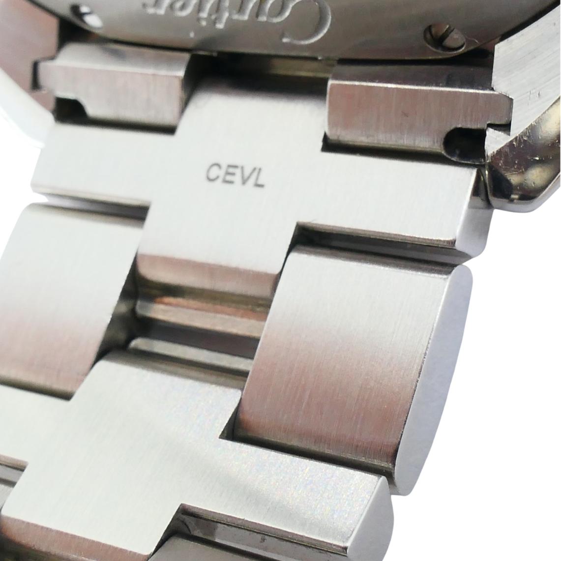 Cartier Clé de Cartier Automatikuhr aus Edelstahl im Angebot 7