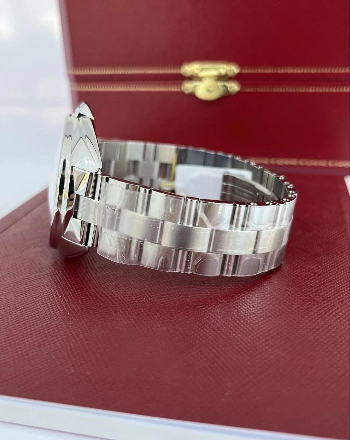 Cartier Cle De Cartier Stainless Steel Silver Dial 40mm WSCL0007 UNWORN For Sale 5