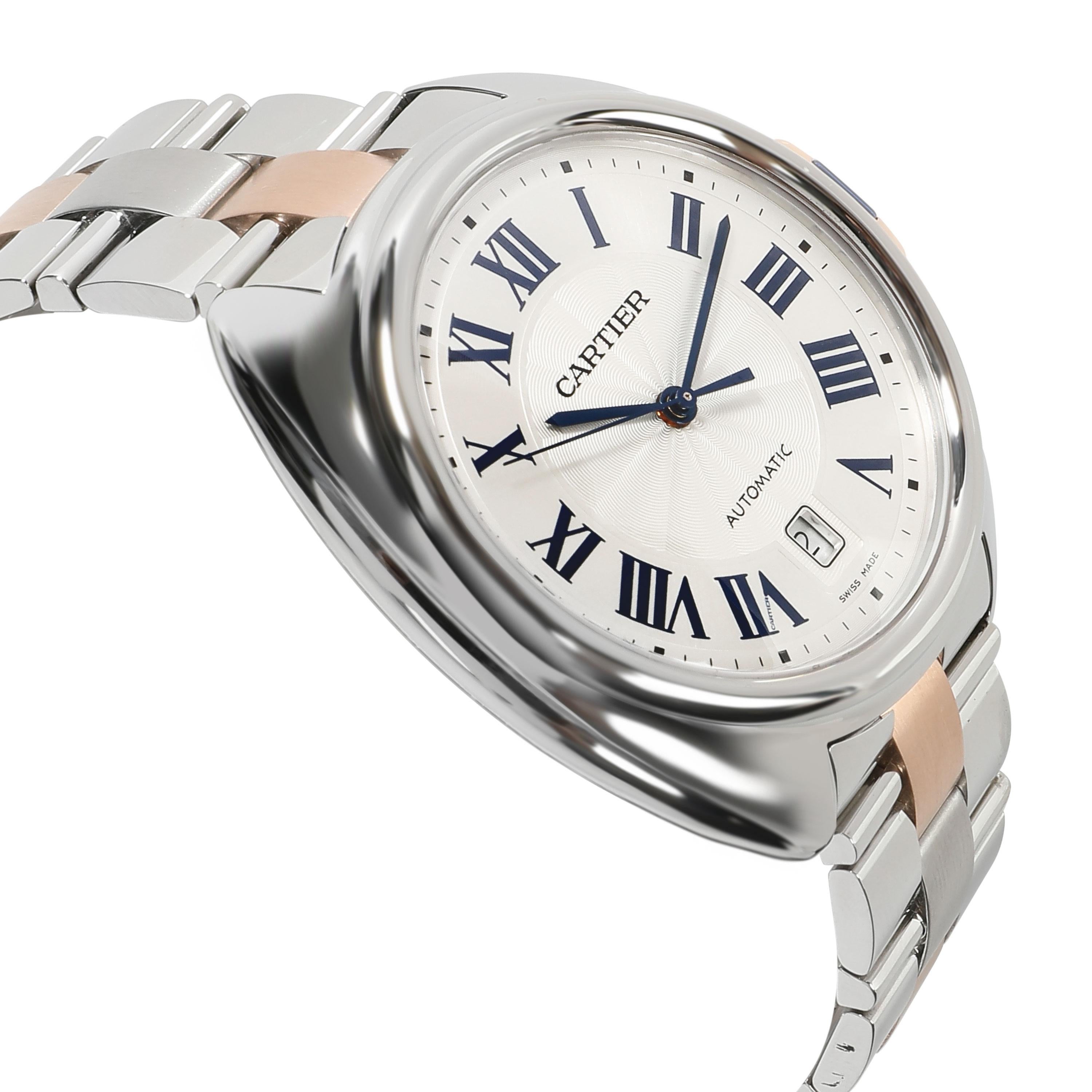 Cartier Cle de Cartier W2CL0002 Men's Watch in 18kt Stainless Steel/Rose Gold 1