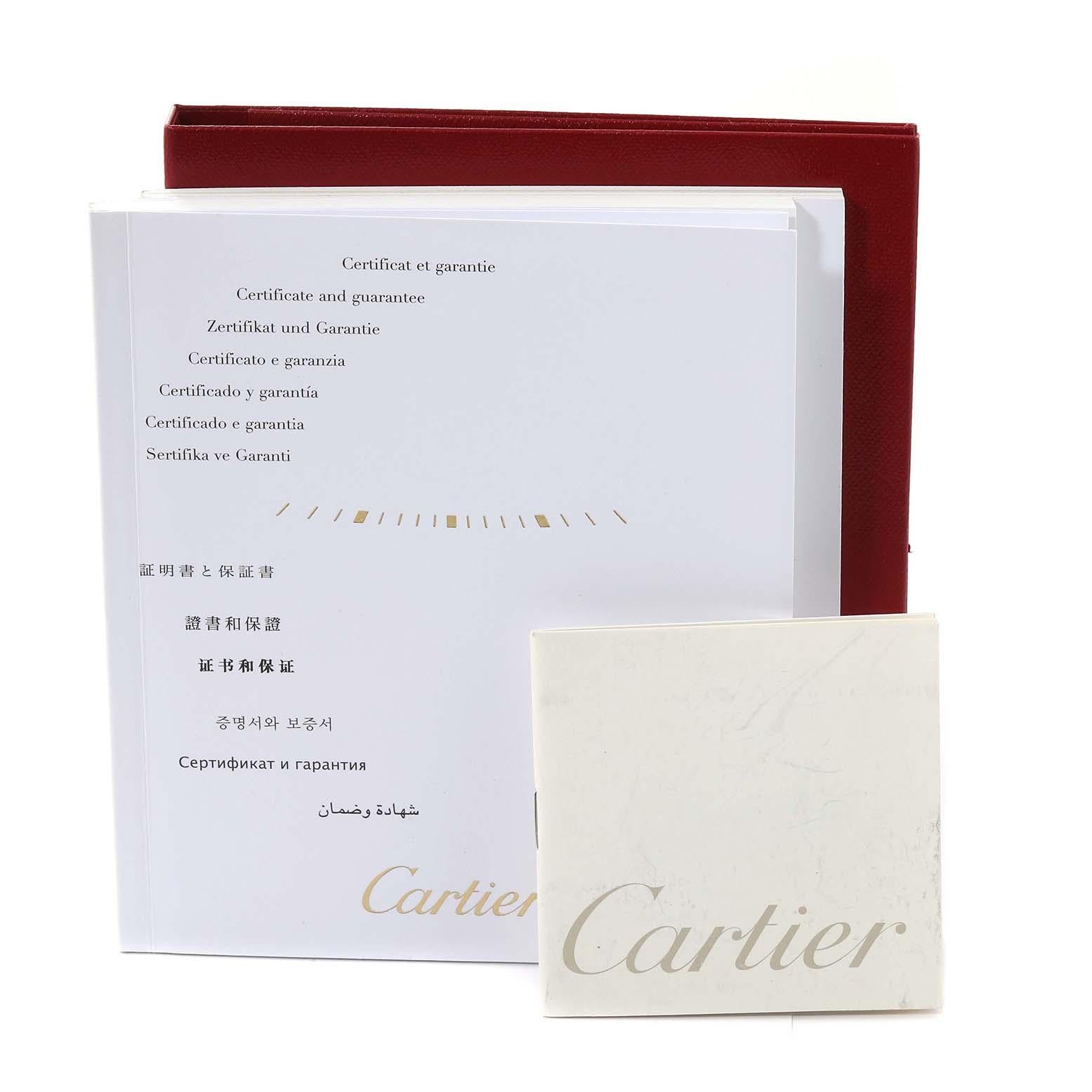 Cartier Cle Montre automatique pour femme en or rose et diamants WJCL0003 en vente 5