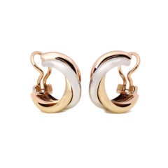 Cartier Clip Hoop Trinity Earrings