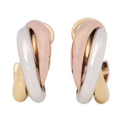 Cartier Clip Hoop Trinity Earrings