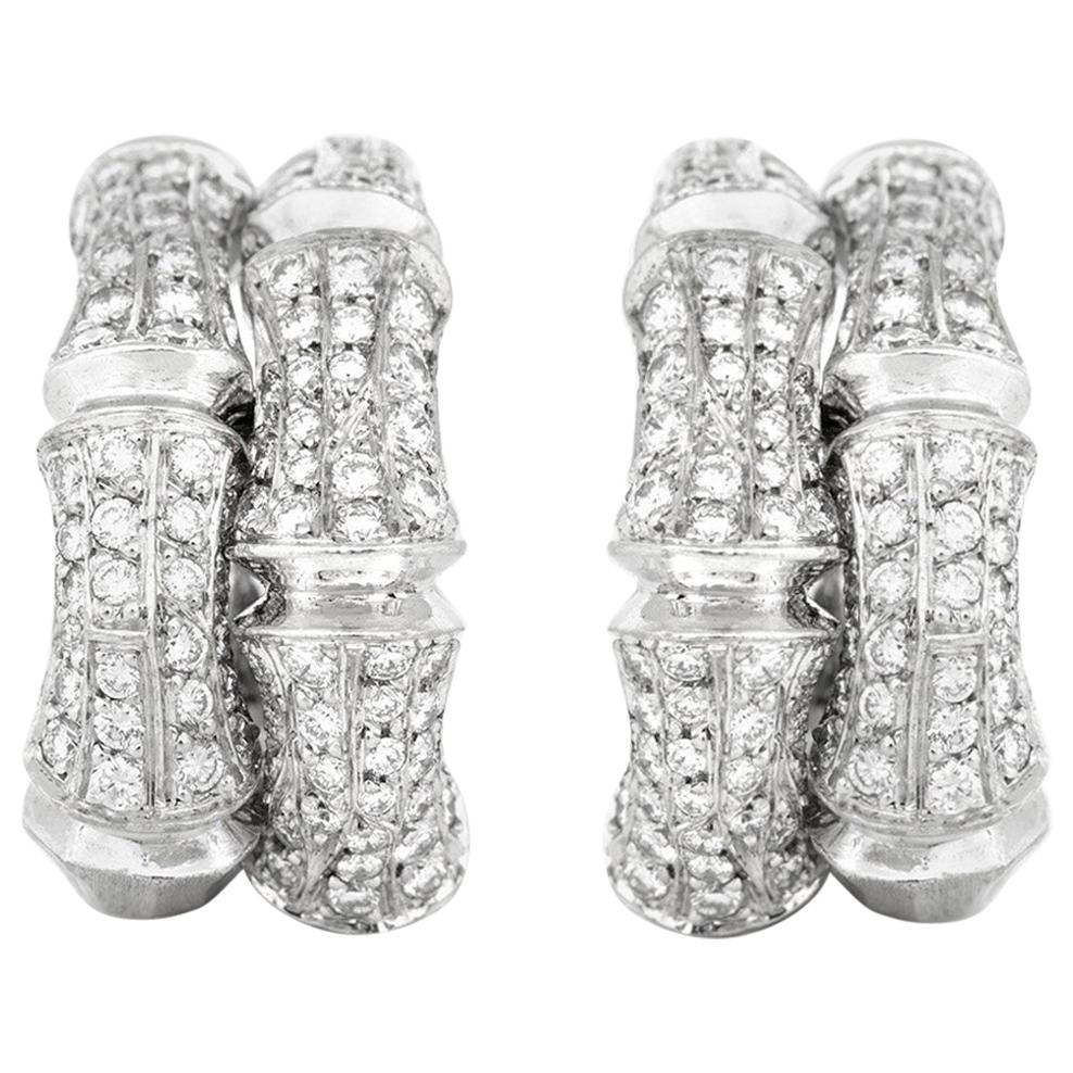 Cartier Clip-On Diamond Earrings