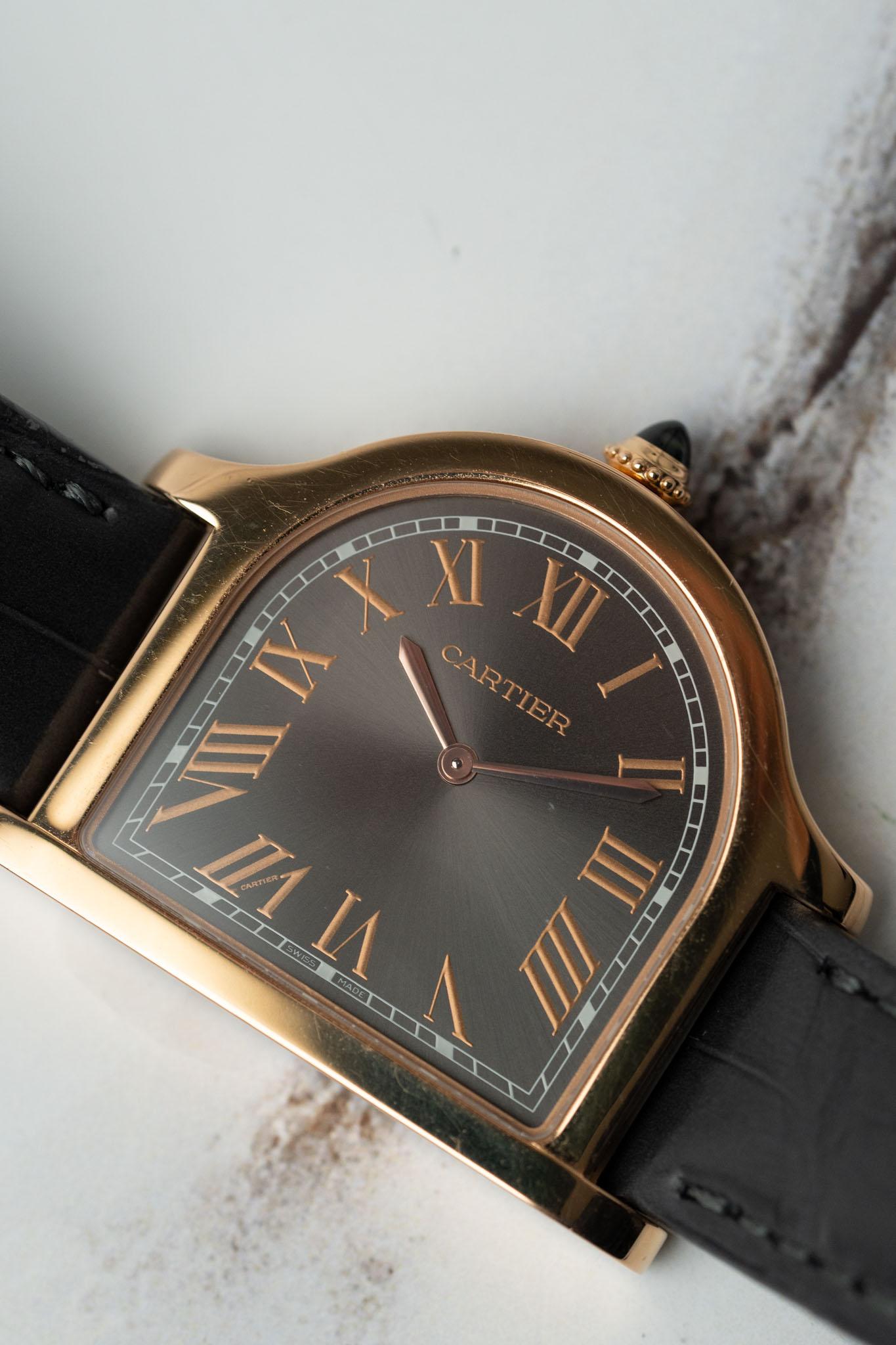Cartier Cloche WGCC0003 Collection Privee Anthrazit Zifferblatt Limitiert 100 Stück im Angebot 10
