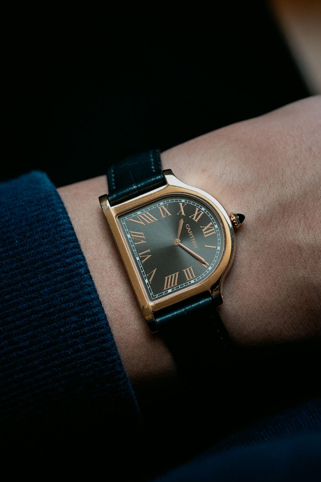 Cartier Cloche WGCC0003 Collection Privee Anthrazit Zifferblatt Limitiert 100 Stück im Zustand „Gut“ im Angebot in SYDNEY, AU