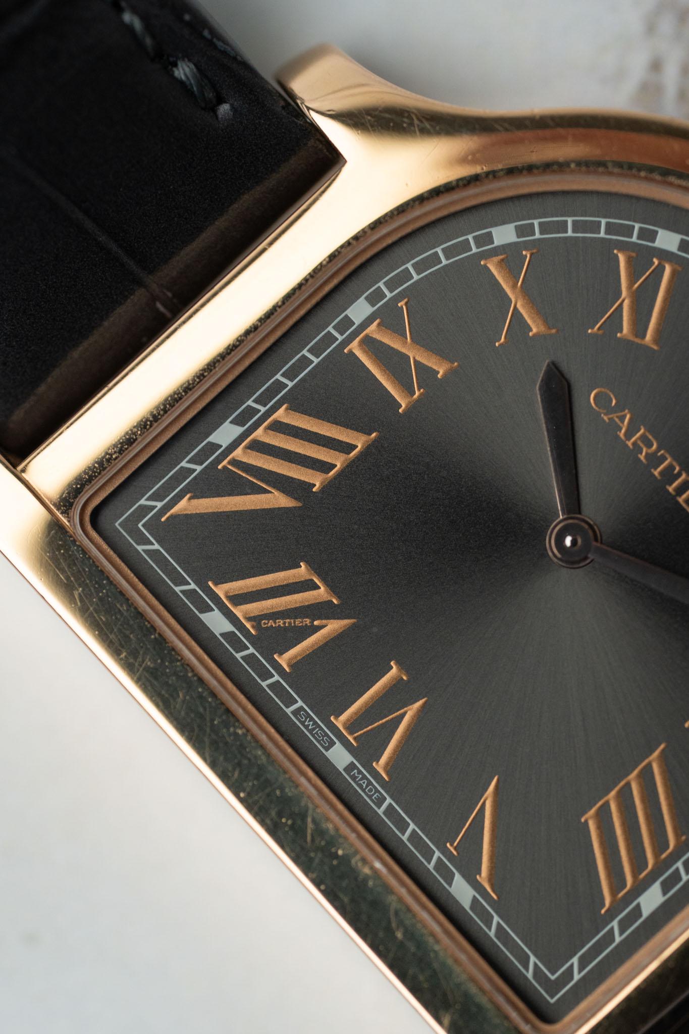 Cartier Cloche WGCC0003 Collection Privee Anthrazit Zifferblatt Limitiert 100 Stück im Angebot 4