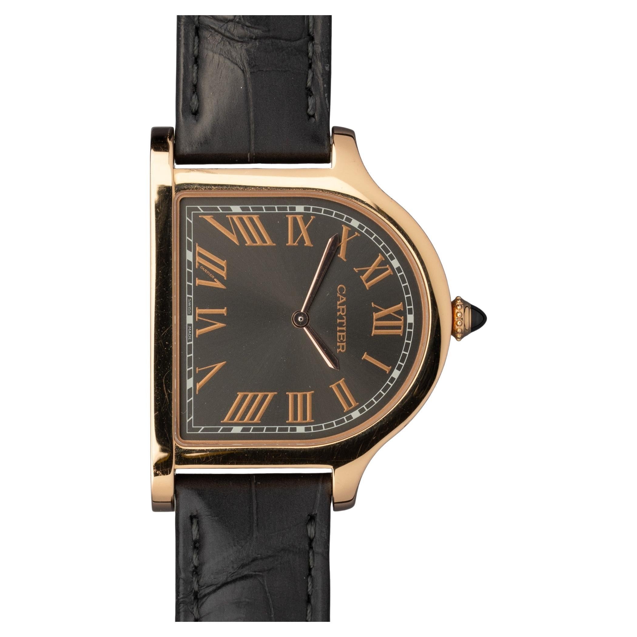 Cartier Cloche WGCC0003 Collection Privee Anthrazit Zifferblatt Limitiert 100 Stück im Angebot