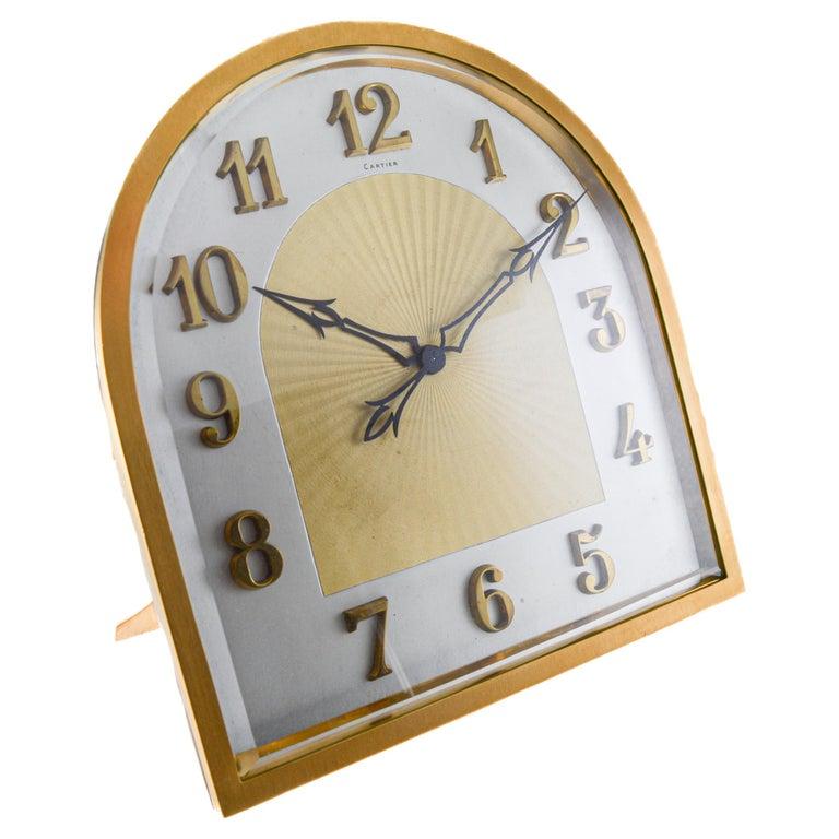 Art Deco Cartier Clock For Sale