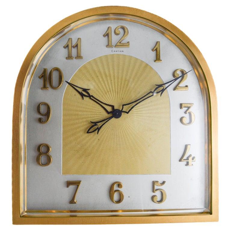 Cartier Clock For Sale