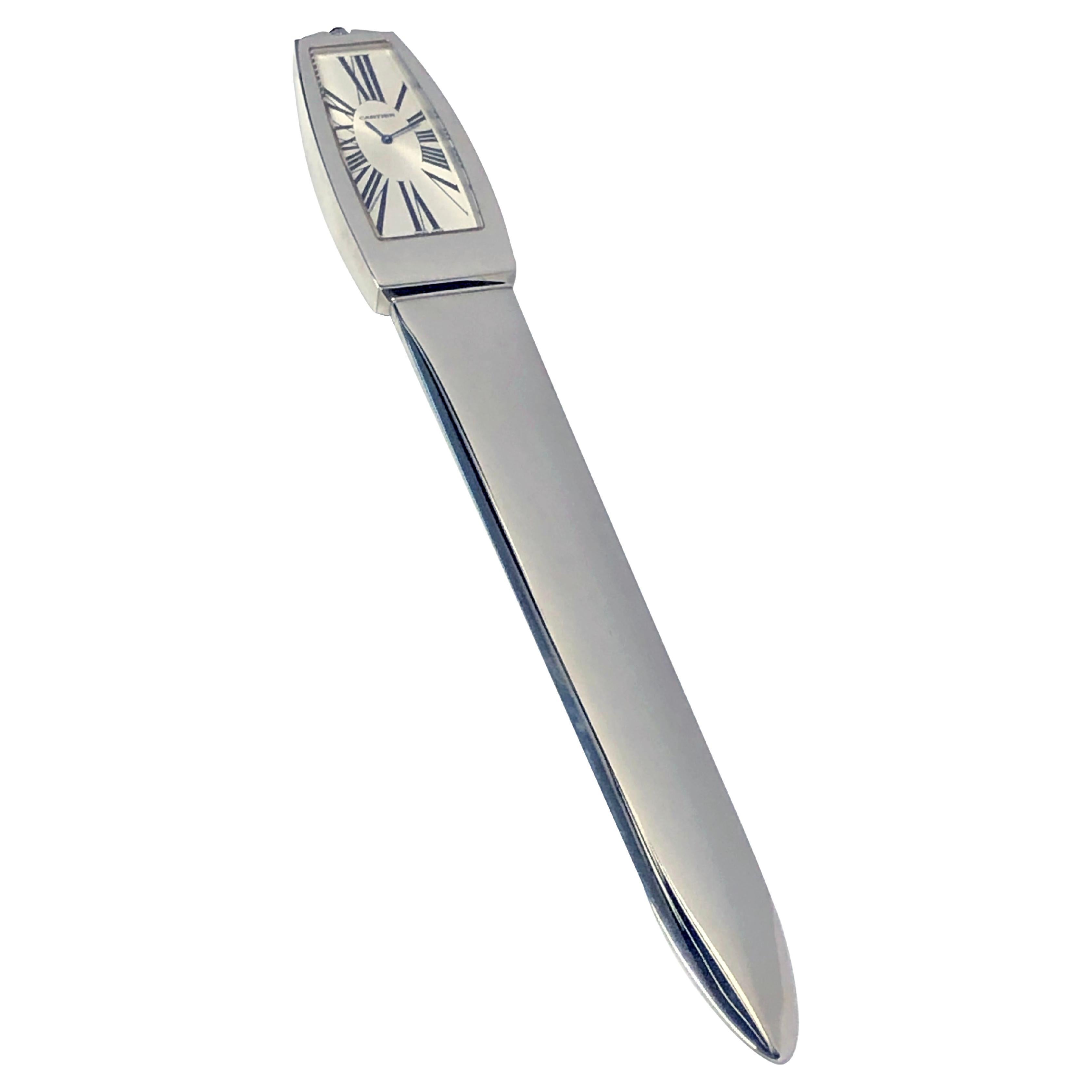 Cartier Clock Letter Opener Limited Edition Never Used For Sale