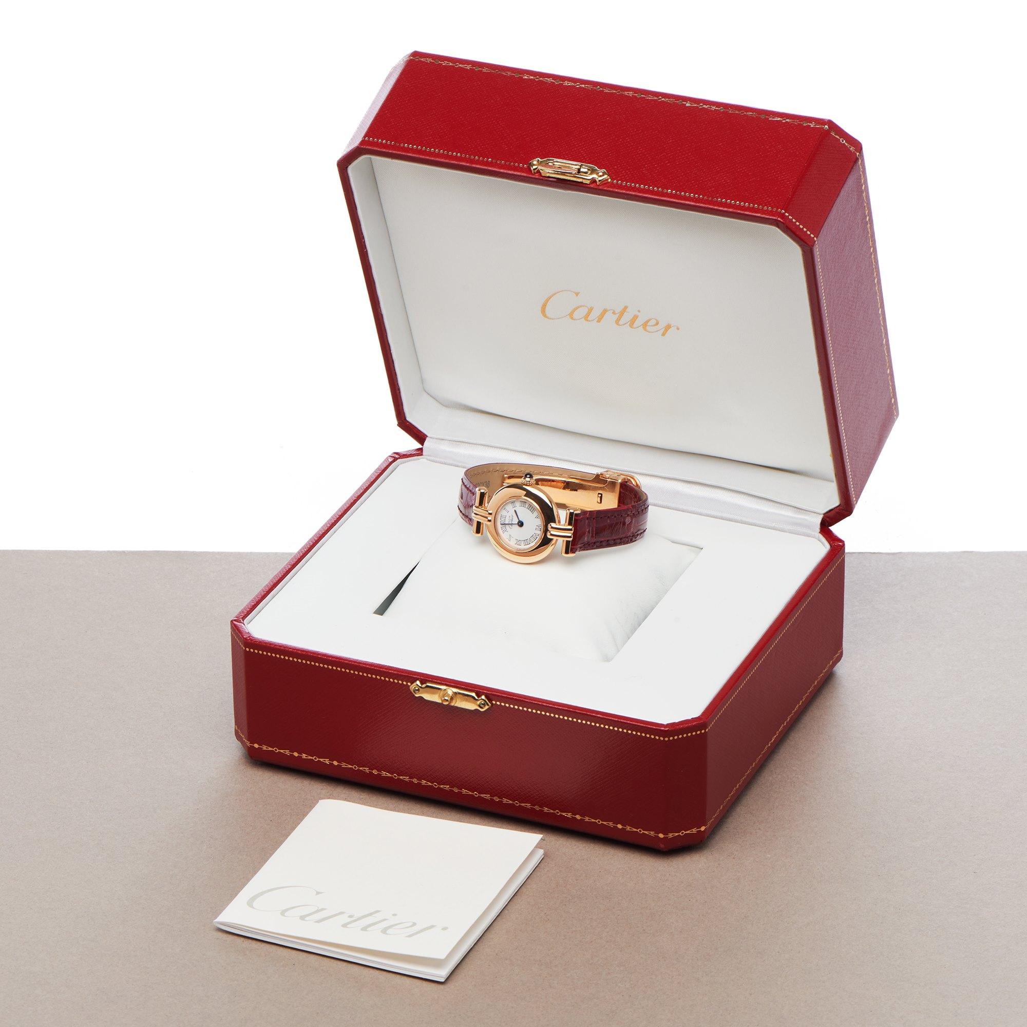 Cartier Colisee 0 W1011554 Damen Gold plattiert 0 Uhr 5