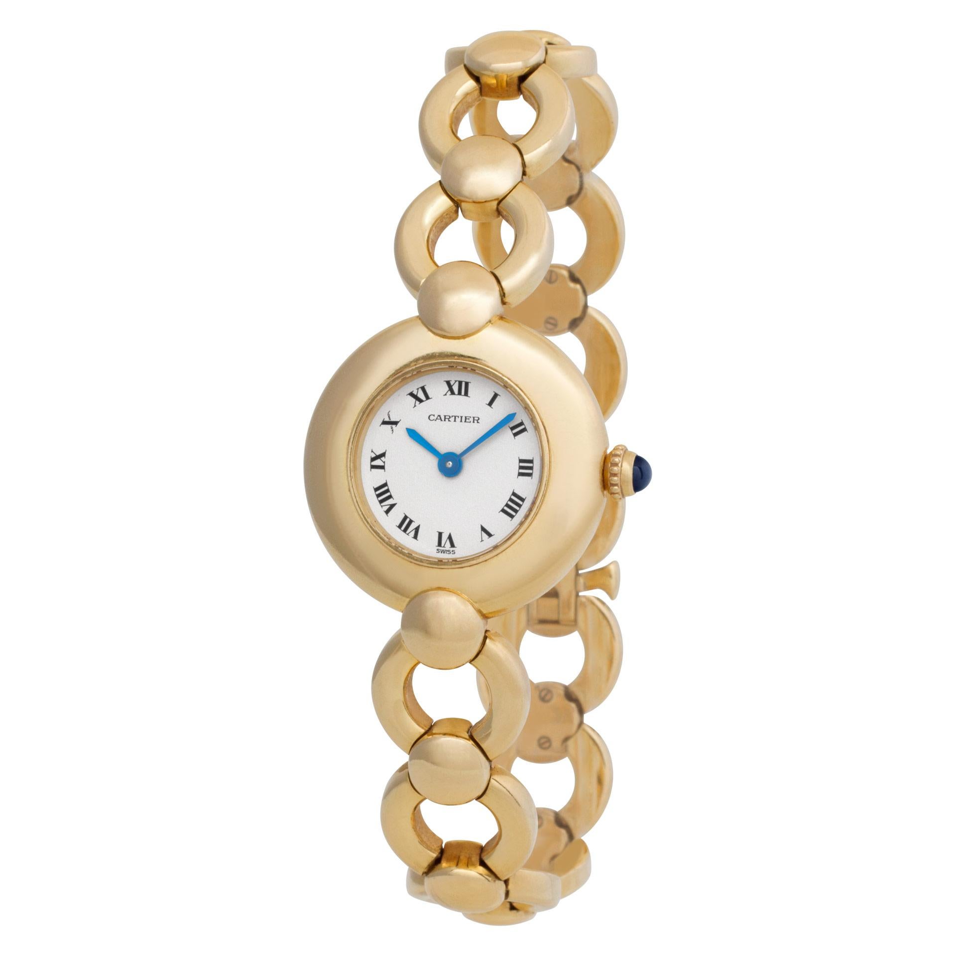 Women's Cartier Colisee 18k White Dial