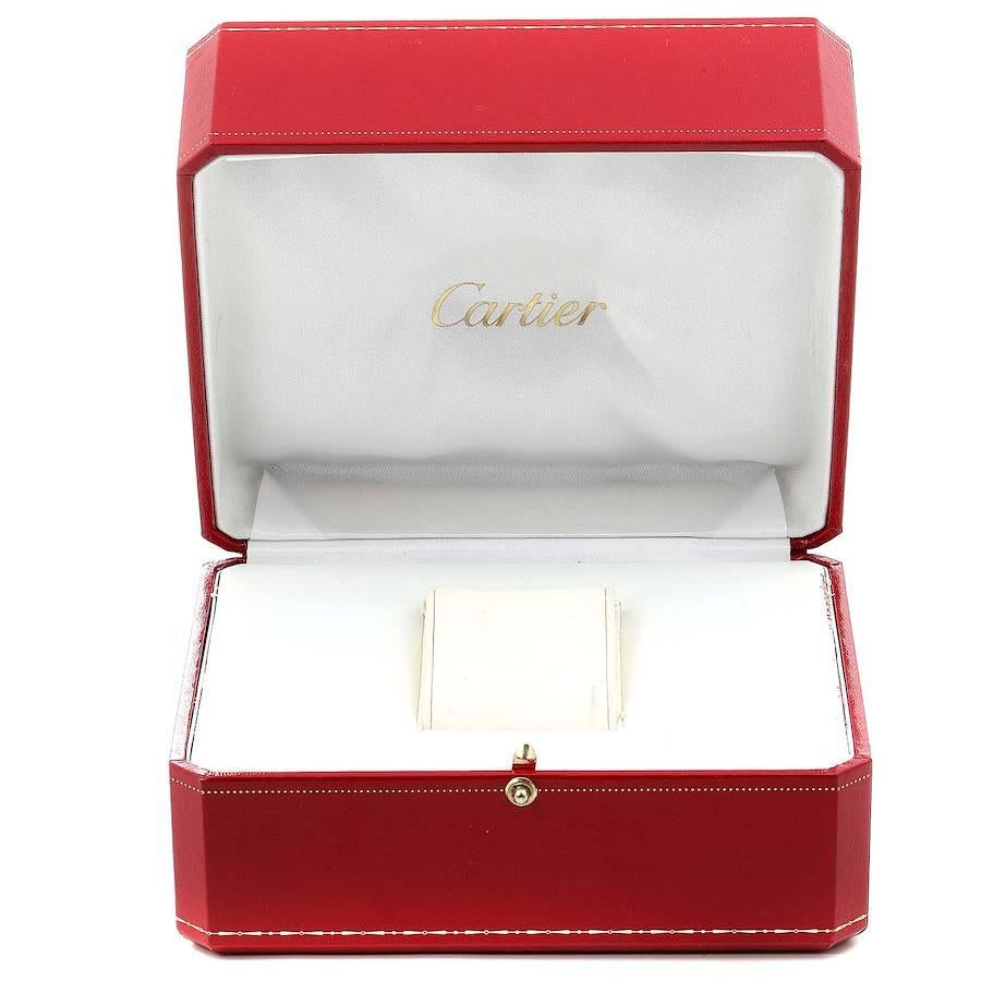 Cartier Colisee 18K Yellow Gold Silver Dial Ladies Watch 4