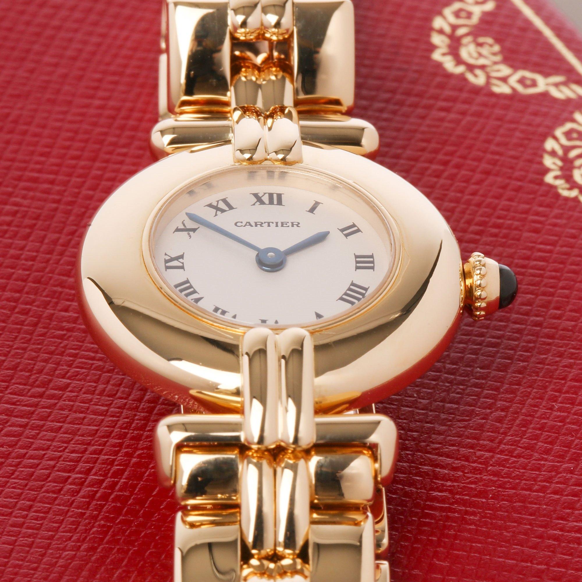 Cartier Colisee 1980 Ladies Yellow Gold Watch 3