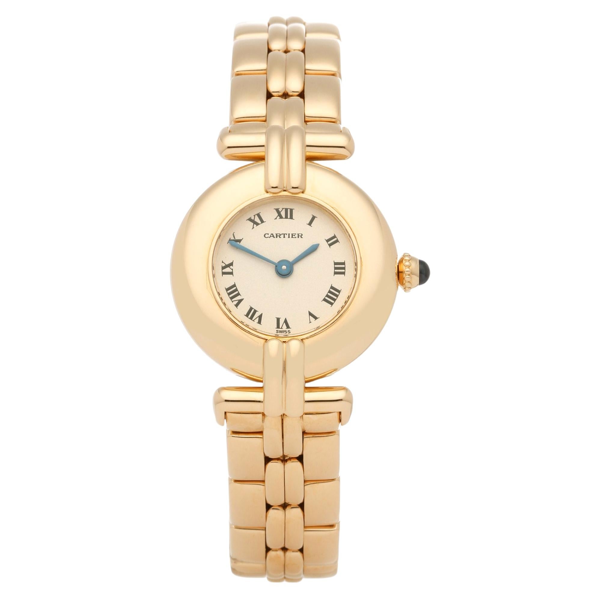 Cartier Colisee 1980 Ladies Yellow Gold Watch