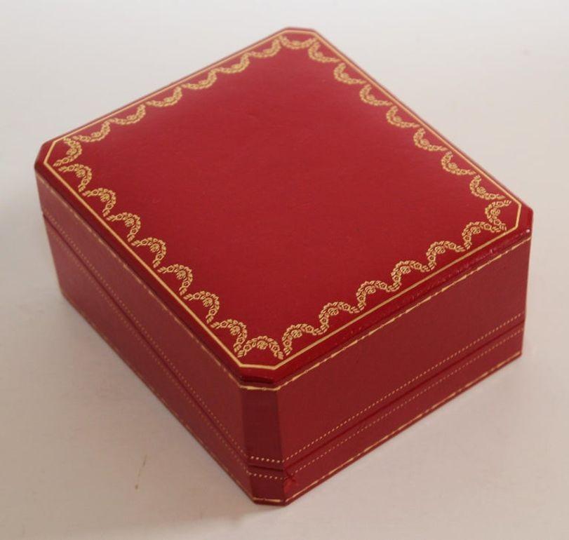 Cartier Colisee Art Deco Travel Desk Clock 24-Karat Gold-Plated 6