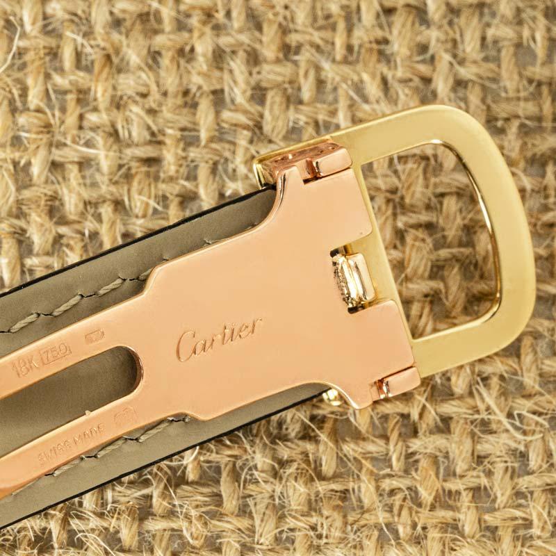 Women's Cartier Colisee B Yellow Gold Diamond Set 2997 For Sale