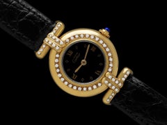 Cartier Colisee Ladies Vendome Vermeil Watch - 18K Gold over Sterling Silver