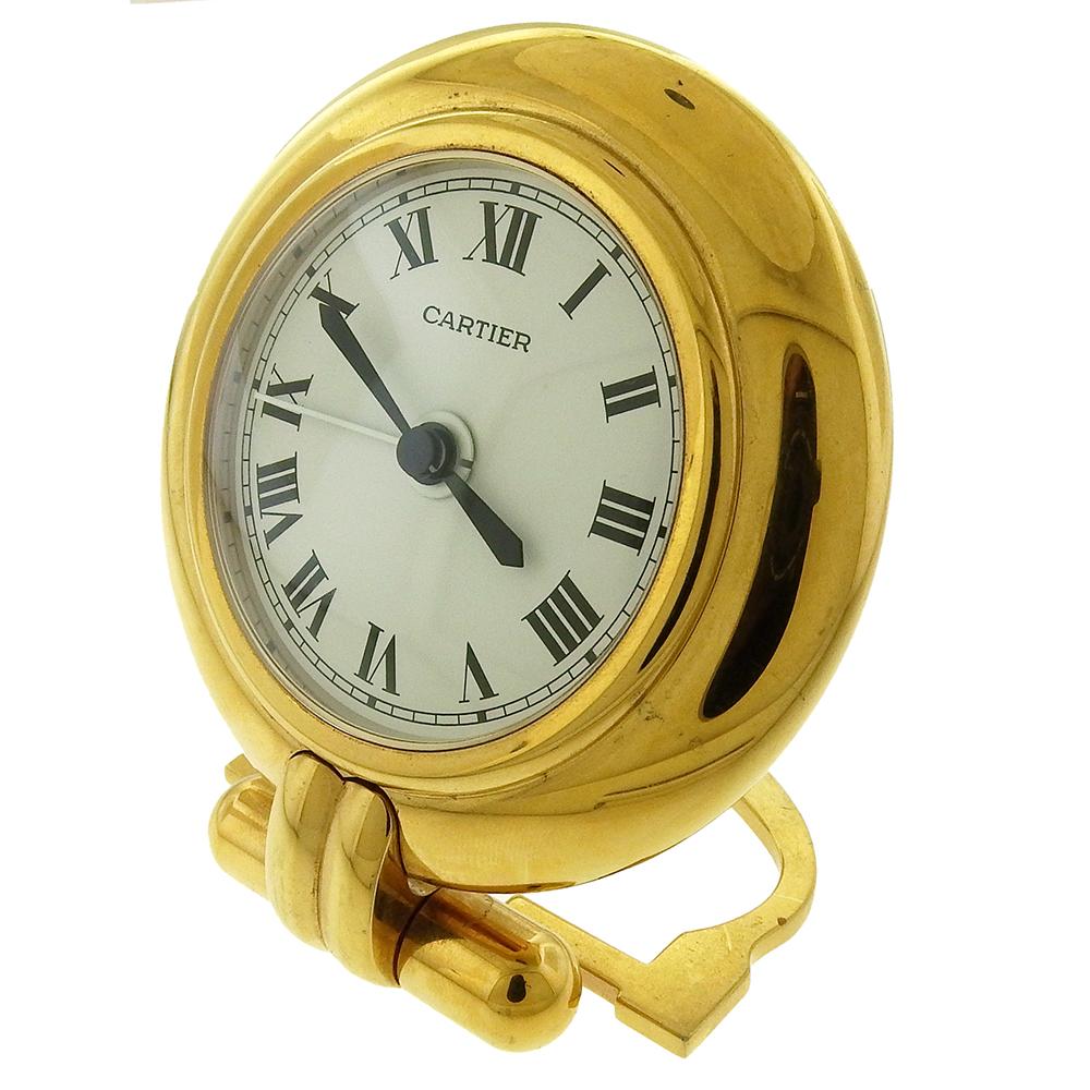 cartier table clock