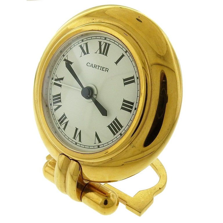 Cartier Colisee Quartz Alarm Clock at 1stDibs cartier alarm clock