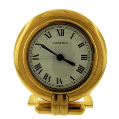 Vintage Cartier Colisee Quartz Alarm Clock