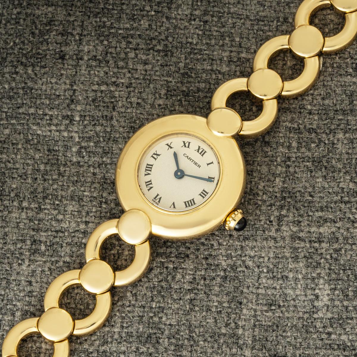 Cartier Colisée Or Jaune 24mm 1989 1 en vente 3