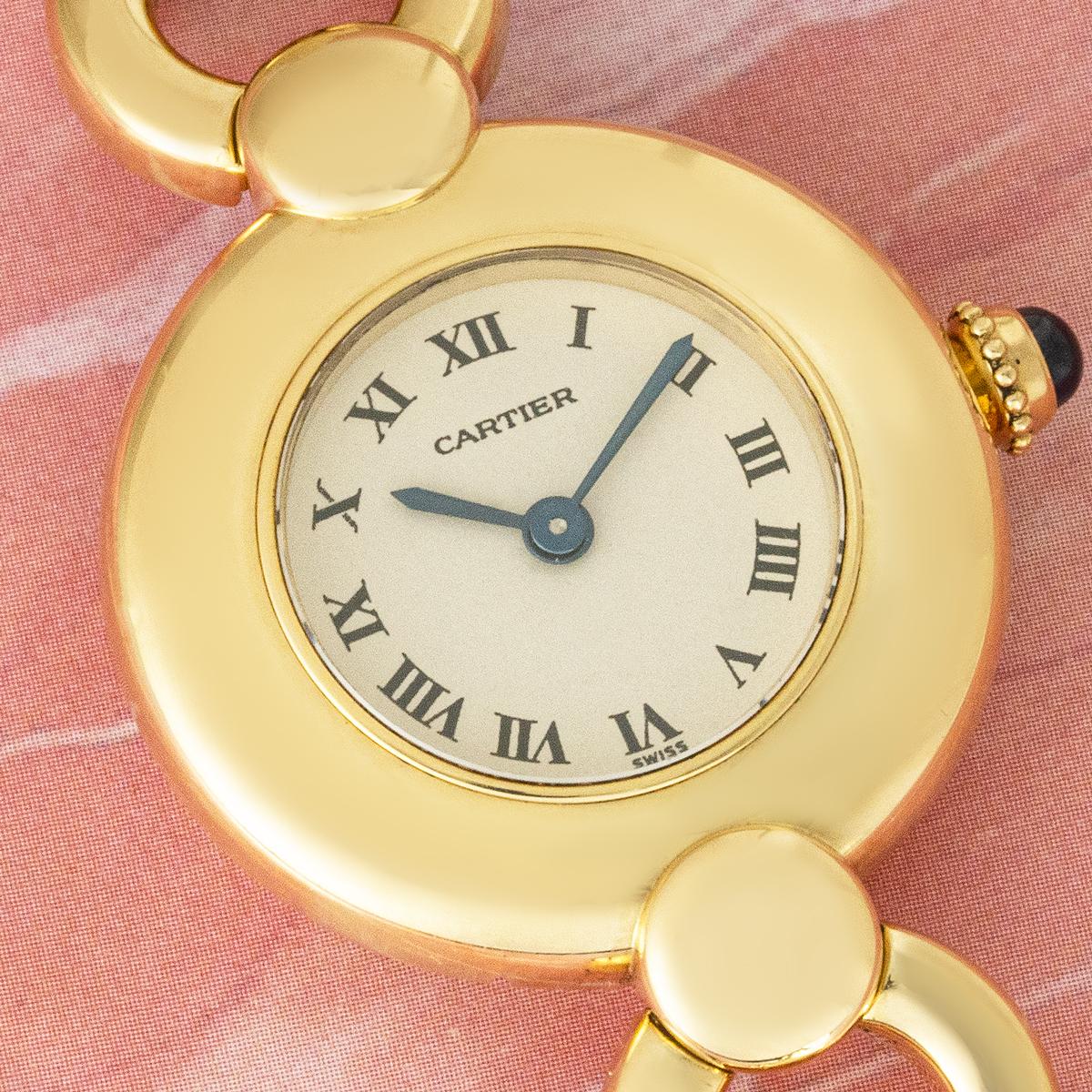 Cartier Colisée Or Jaune 24mm 1989 1 en vente 5